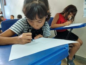 Imagem da notícia - Seas e parceiros inauguram espaço escolar para filhos dos venezuelanos dentro do abrigo do Coroado