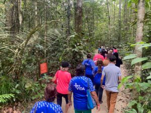 Imagem da notícia - Idosos do CECF 31 de Março participam de passeio imersivo ao Museu da Amazônia