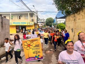 Imagem da notícia - Seas promove ação social sobre a campanha Maio Laranja, na Ponta Negra